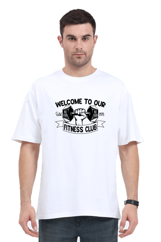 Stretchable gym t-shirt – Welcome to the fitness class – Perfect fit